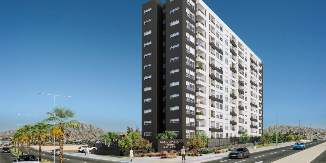 Proyecto Edificio Ribera Kaukari de Inmobiliaria PY-4