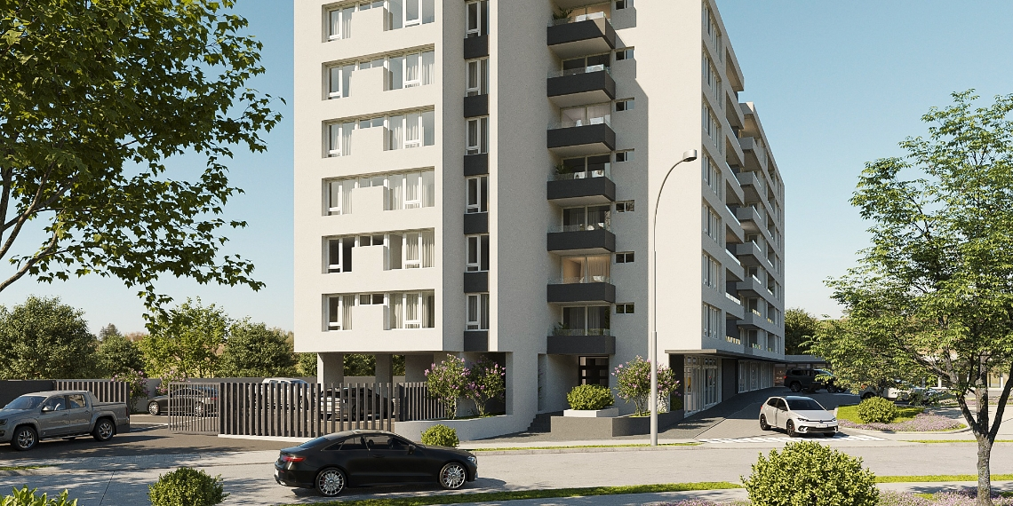 Proyecto Plaza Araucarias de Inmobiliaria MNK-2