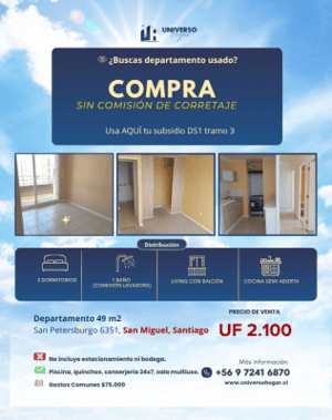 Departamento en San Miguel - P20267295EH3-4 Departamento en San Miguel - P20267295EH3-4