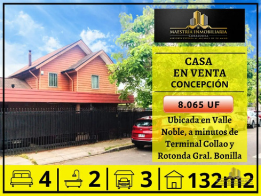 Casa en Concepción - Se Vende Casa Con Piscina Valle Noble- Concepción-1 Casa en Concepción - Se Vende Casa Con Piscina Valle Noble- Concepción-1