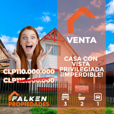 Casa en Puerto Montt - Vivienda Luminosa con Amplio Jardín (164689)-1 Casa en Puerto Montt - Vivienda Luminosa con Amplio Jardín (164689)-1