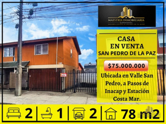 Casa en San Pedro de la Paz - Se Vende Casa Valle San Pedro - San Pedro De La...-1 Casa en San Pedro de la Paz - Se Vende Casa Valle San Pedro - San Pedro De La...-1
