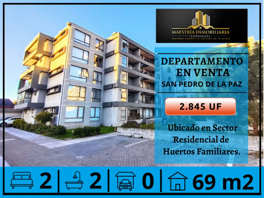Departamento en San Pedro de la Paz - SE VENDE DEPARTAMENTO HUERTOS FAMILIARES - SAN ...-1 Departamento en San Pedro de la Paz - SE VENDE DEPARTAMENTO HUERTOS FAMILIARES - SAN ...-1