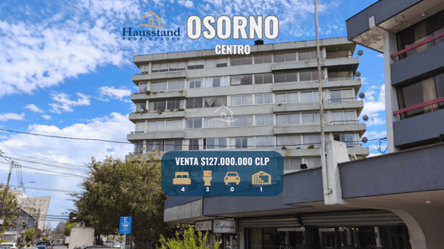 Departamento en Osorno - Espacioso y Luminoso, Ideal para Familias (163993)-1 Departamento en Osorno - Espacioso y Luminoso, Ideal para Familias (163993)-1