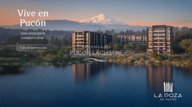 Departamento en Pucón - PROYECTO LA POZA DE PUCON - ENTREGA INMEDIATA (...-1 Departamento en Pucón - PROYECTO LA POZA DE PUCON - ENTREGA INMEDIATA (...-1
