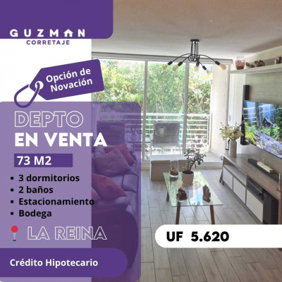 Departamento en La Reina - Excelente 3D + 2B | La Reina (170242)-1 Departamento en La Reina - Excelente 3D + 2B | La Reina (170242)-1