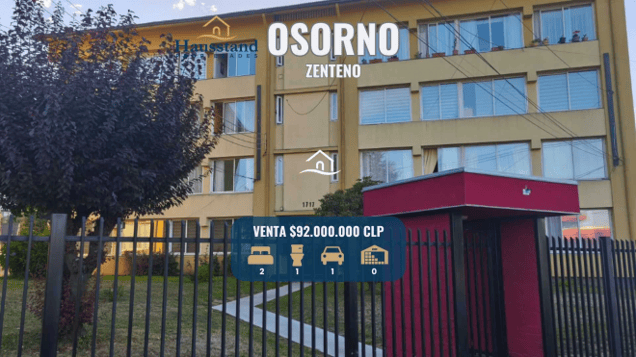 Departamento en Osorno - Amplio Departamento con Vistas Despejadas (163223)-1 Departamento en Osorno - Amplio Departamento con Vistas Despejadas (163223)-1
