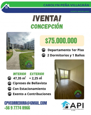 Departamento en Concepción - 60473-1 Departamento en Concepción - 60473-1