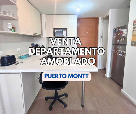 Departamento en Puerto Montt - VENTA departamento amoblado 1H1B y parking (138...-1 Departamento en Puerto Montt - VENTA departamento amoblado 1H1B y parking (138...-1