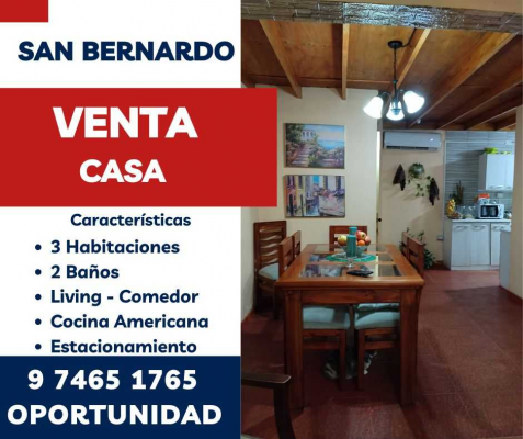 Casa en San Bernardo - Casa 1 Piso en Barrio Residencial (171452)-1 Casa en San Bernardo - Casa 1 Piso en Barrio Residencial (171452)-1