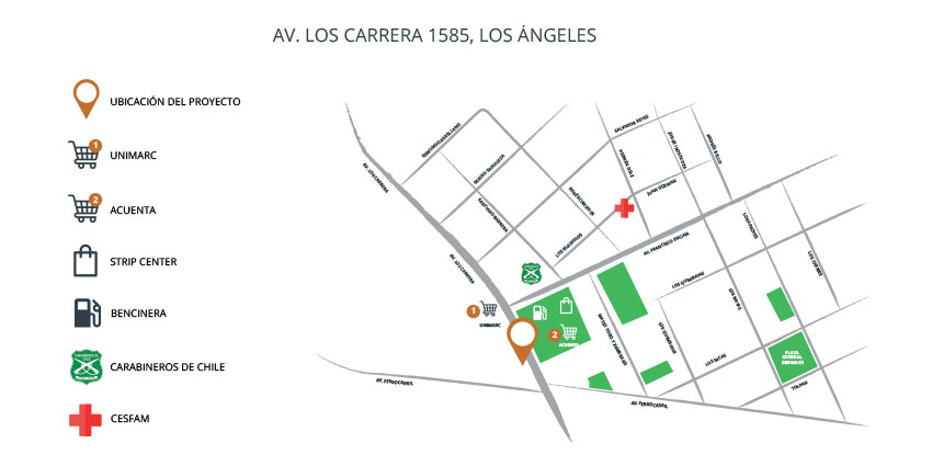 Proyecto Condominio Parque Carrera | Departamentos en Los Angeles.